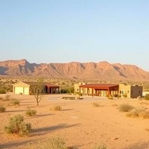 Desert Ranch Estate - Rustic ranch with open desert landscapes
